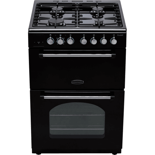 Rangemaster Classic 60 Dual Fuel Cooker - Black / Chrome